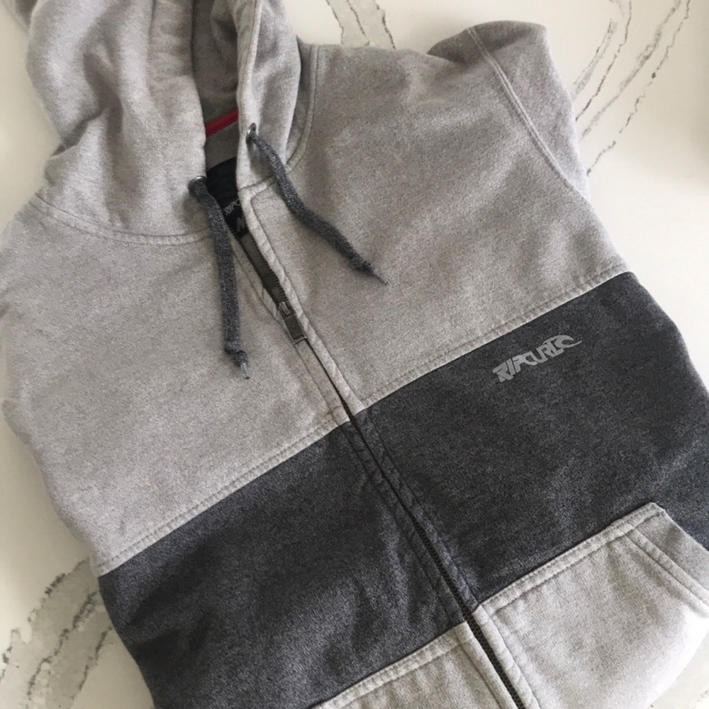 Rip Curl zip up sweatshirt men’s size M.